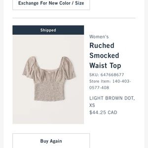 New Abercrombie and Fitch blouse